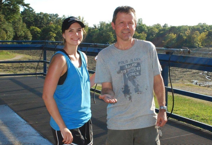 Dan and Lauren Frederick found a 2.03-carat diamond at the park last week.