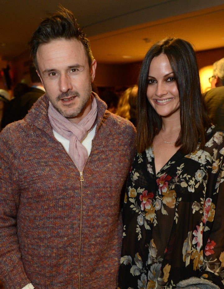 David Arquette and his wife Christina.