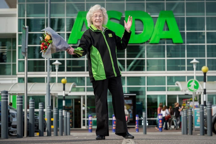 One of Asda's female employees