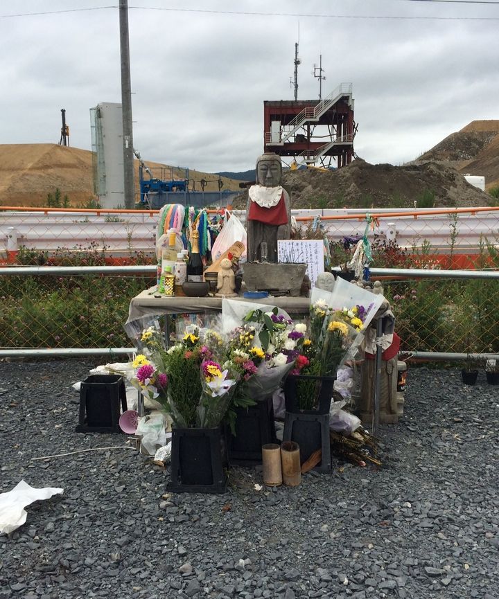 A memorial in Minami-Sanriku for victims of the 3.11 disaster.