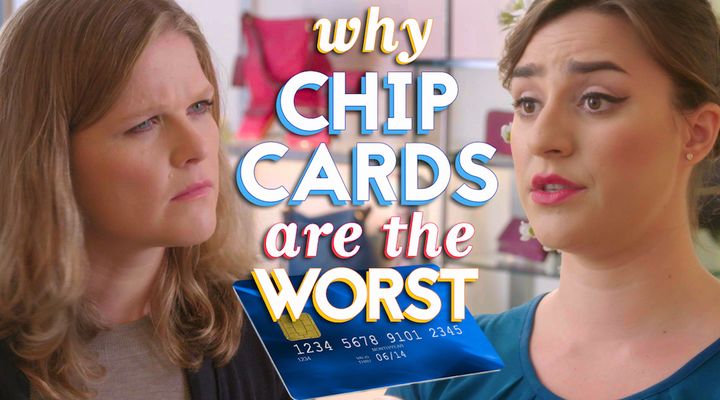 "Please insert your chip card. No, leave it in. No– I SAID LEAVE IT IN."