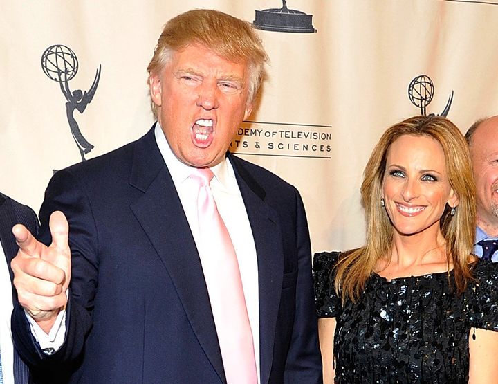 Donald Trump and Marlee Matlin attend An Evening with "The Celebrity Apprentice" at Florence Gould Hall on April 26, 2011 in New York City.