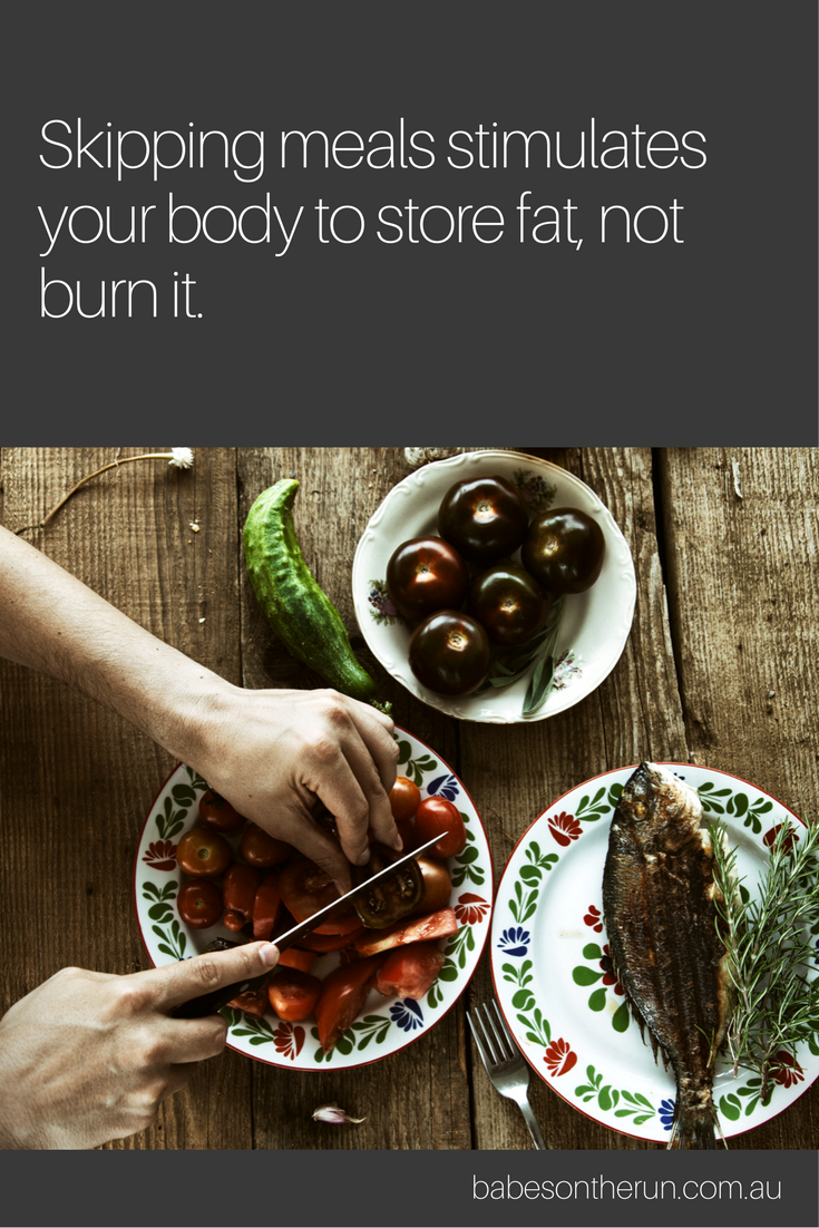 Food isn't the enemy. In fact, eating can help you lose fat.