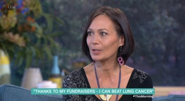 <strong>Leah Bracknell appeared on 'This Morning' to thank her supporters</strong>