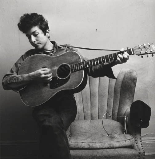 Don Hunstein (United States, b. 1928), Bob Dylan, New York Apartment, February 1963