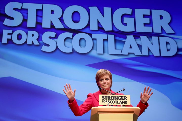 Nicola Sturgeon said the political landscape looks very different today to how it did in 2014.