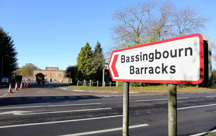 A general view of Bassingbourn Barracks in Cambridgeshire.