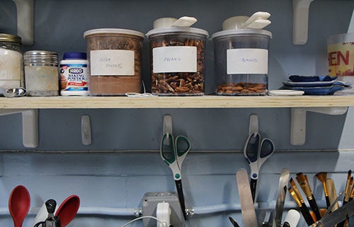 <strong>She supplies local shops with cupcakes, muffins and biscotti.</strong>