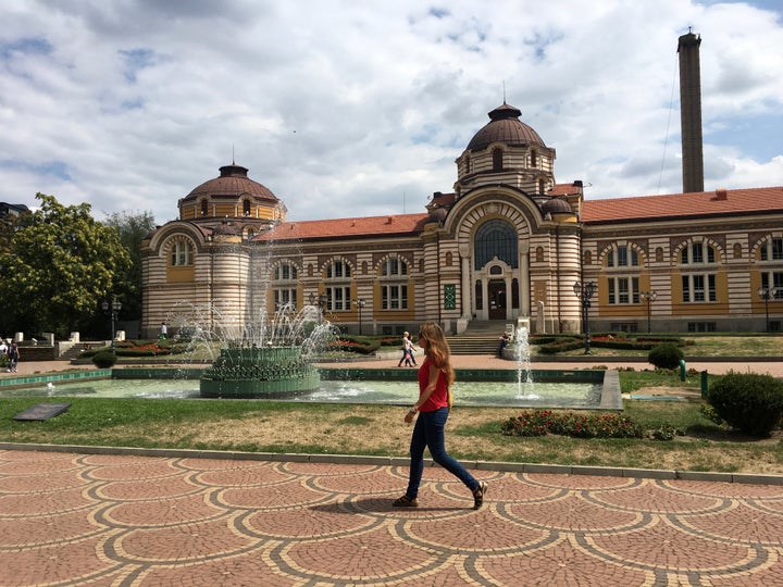 The former public mineral bathhouse currently a museum of Sofia's history