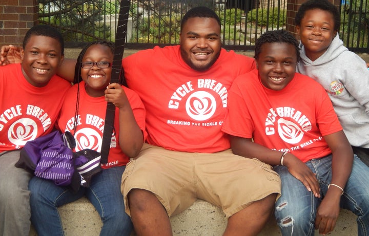 <p>Five of the seven Johnson siblings, two of whom, Donald and Daunte, have sickle cell disease. Their sister, Paris, carries the genetic trait.</p>