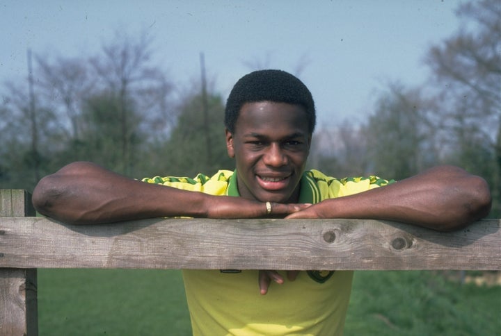 Apr 1981: Portrait of Justin Fashanu of Norwich City