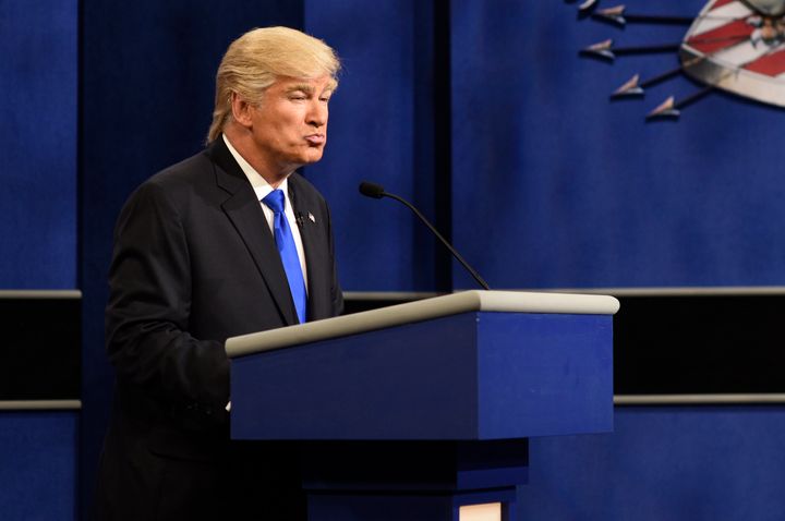 SATURDAY NIGHT LIVE -- Alec Baldwin as Republican Presidential Candidate Donald Trump during the 'Debate Cold Open' sketch on October 1, 2016.