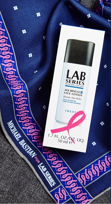 LAB SERIES Skincare for Men collaborates with Michael Bastian to support The Estée Lauder Companies’ Breast Cancer Awareness 