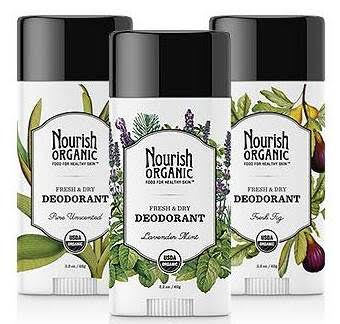 Nourish Organic Deodorant avoids harsh ingredients, such as aluminum