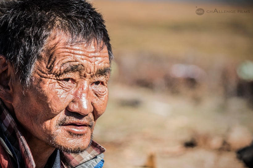 Tsaatan elder man