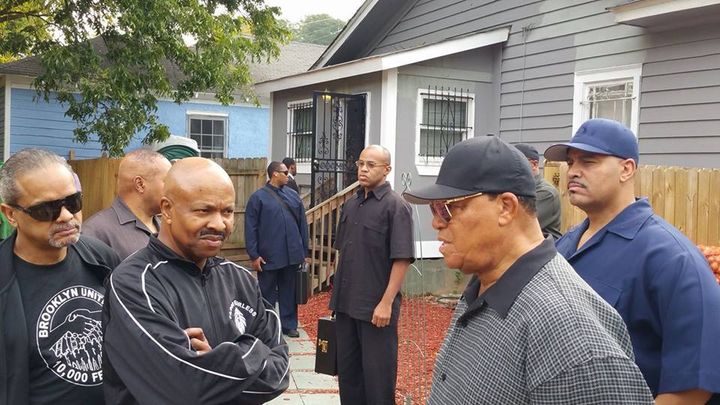  Minister Farrakhan walking through The Bluff, one of Atlanta's most challenged neighborhoods