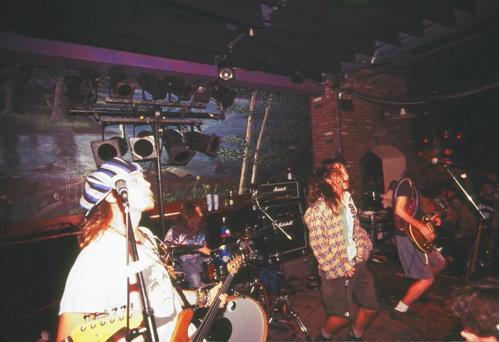 Pearl Jam performing in 1991.