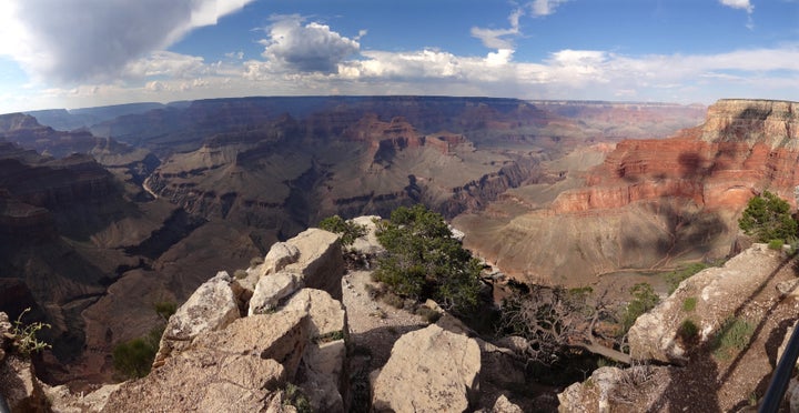 Overall view from the south Rim of the Grand Canyon near Tusayan, Arizona August 10, 2012. The Grand Canyon, carved out over