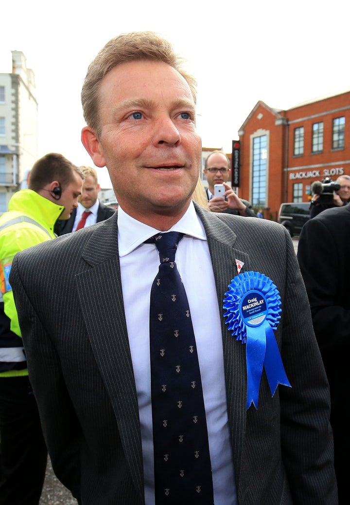 <strong>Mackinlay has said he granted police 'full access' to his Westminster office after being contacted about the incident </strong>