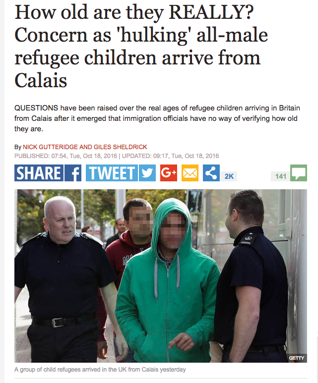 <strong>The Daily Express' take on the story</strong>