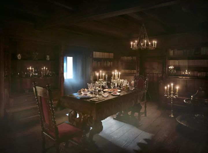 Guests will enjoy a "hearty, blood-enriching meal" at the castle 
