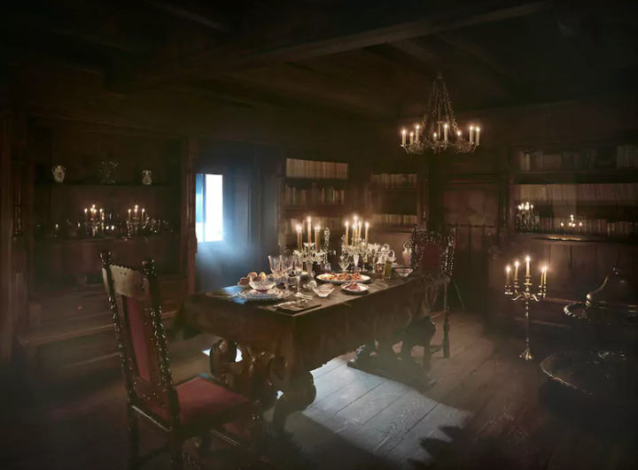 Guests will enjoy a "hearty, blood-enriching meal" at the castle 