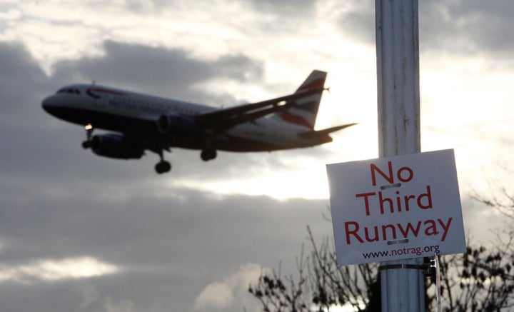 Anti third runway protestors