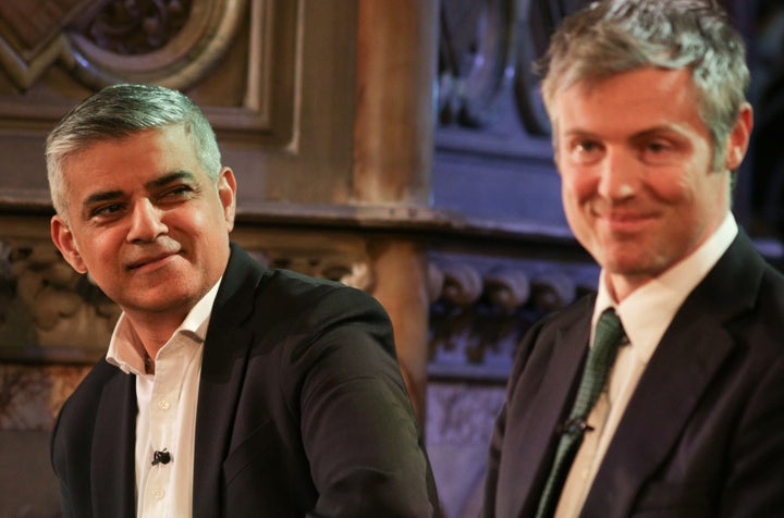 Sadiq Khan and Zac Goldsmith