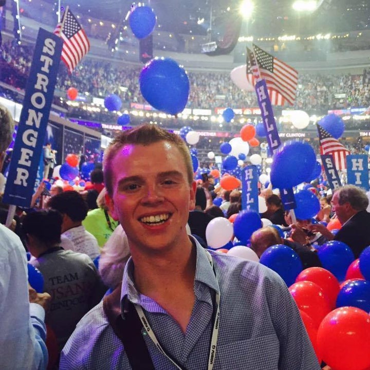 Zachary Stepp at the 2016 Democratic National Convention