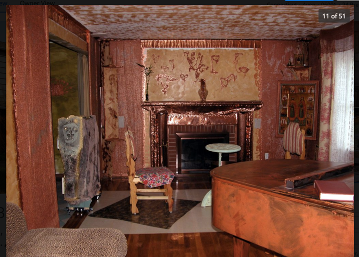 Is this hideous living room the American dream, or a haunted house in waiting — or both?