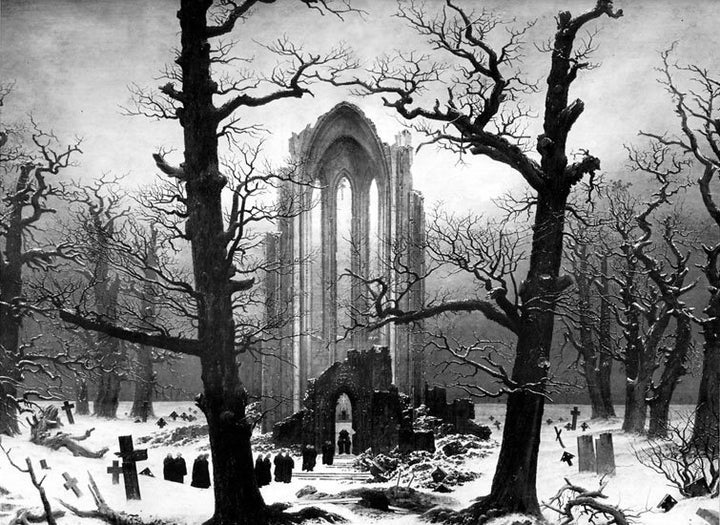 Caspar David Friedrich's "Monastery Graveyard in the Snow"