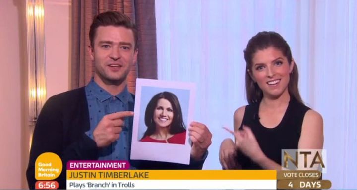 Justin made an appearance on 'Good Morning Britain'