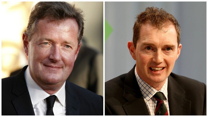 Piers Morgan (left) and David Davies (right)