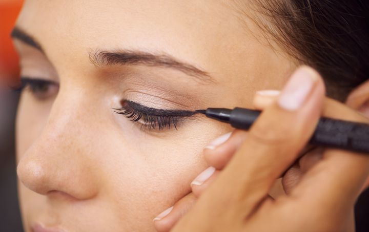 Just a slight twist of the hand can ruin your liner -- and your day. 