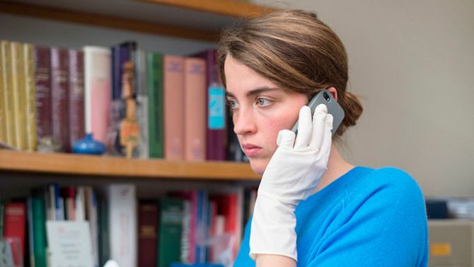Adele Haenel in "The Unknown Girl"