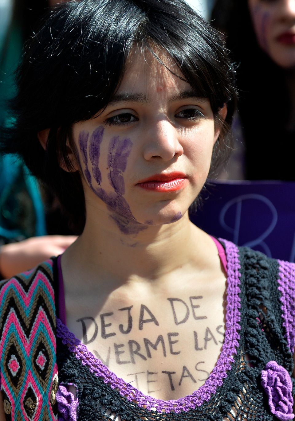 27 Powerful Images Of Women Protesting Against Femicide In Latin