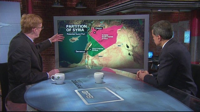 Joshua Landis introduces Syria partition plan on CNN 