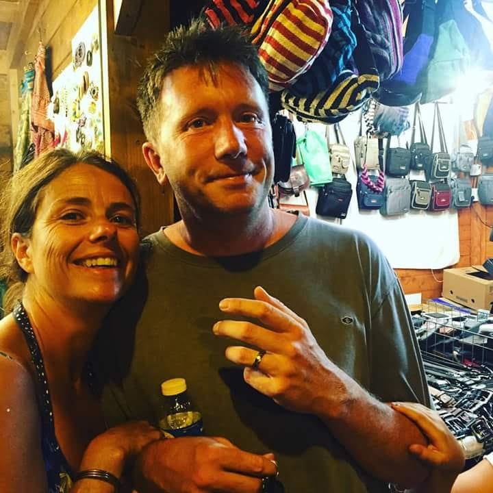 Matt and his wife Rachel.