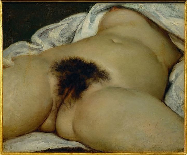 Gustav Courbet, "The Origin of the World," 1866.