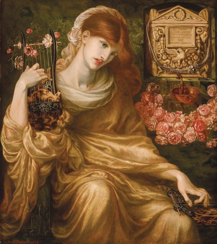 Dante Gabriel Rossetti, "Roman Widow," 1874.