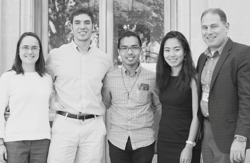 The 2016-2017 Health for America (HFA) at MedStar Health fellows at a site visit in Nemours/Dupont Hospital; from left: HFA f