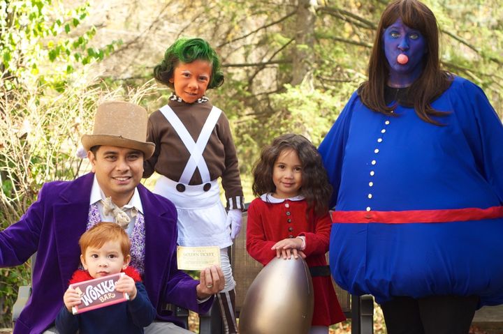 2012 ― “I had to bribe my daughter with candy to convince her to be the Oompa Loompa. Worked like a charm.”