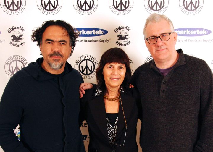 Alejandro González Iñárritu, Meira Blaustein and David Linde
