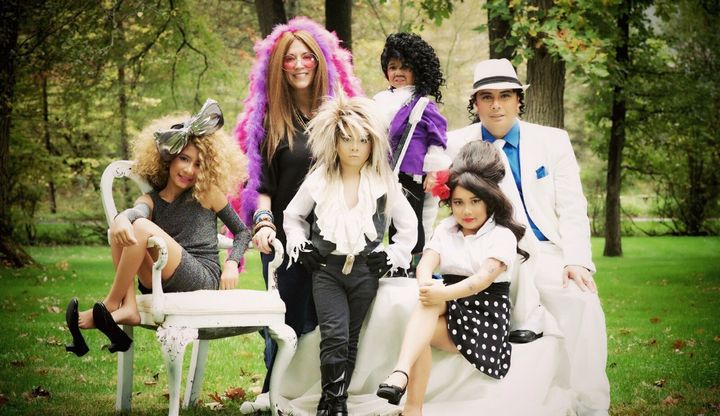 2016 -- "We're dubbing this our 'Legendary' Halloween -- Prince, David Bowie, Whitney Houston, Amy Winehouse, Janis Joplin and Michael Jackson."