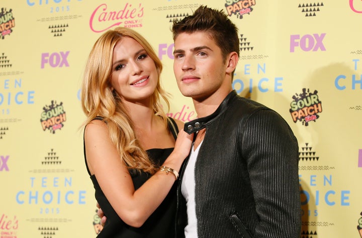 Gregg Sulkin and Bella Thorne together in 2015. 