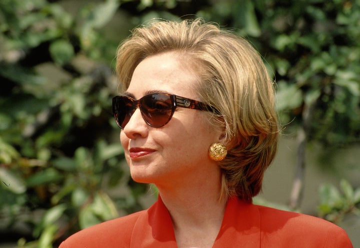 First lady Hillary Clinton in 1997.