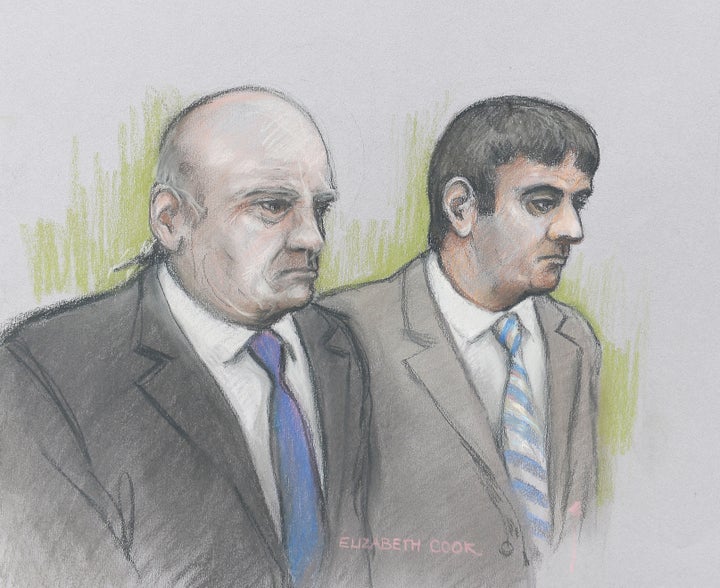 <strong>Driver Alan Smith (left) and Fake Sheikh Mazher Mahmood were found guilty at the Old Bailey this month</strong>