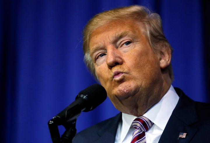 U.S. Republican presidential nominee Donald Trump holds a campaign rally in Delaware, Ohio, U.S. October 20, 2016.