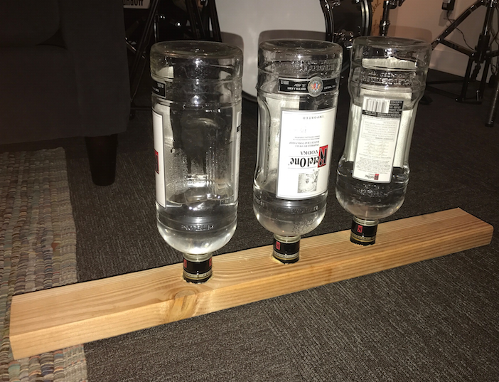 "Ketel Bells" - one of Jake's custom-made instruments