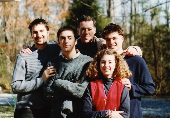 Grace's husband Ron and their four children.